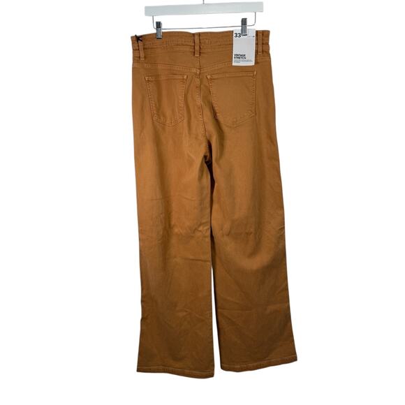 Joes Jeans Allana Wide Ankle Leg Pants Almond Brown High Rise NEW Womens Size 33 - Picture 5 of 8